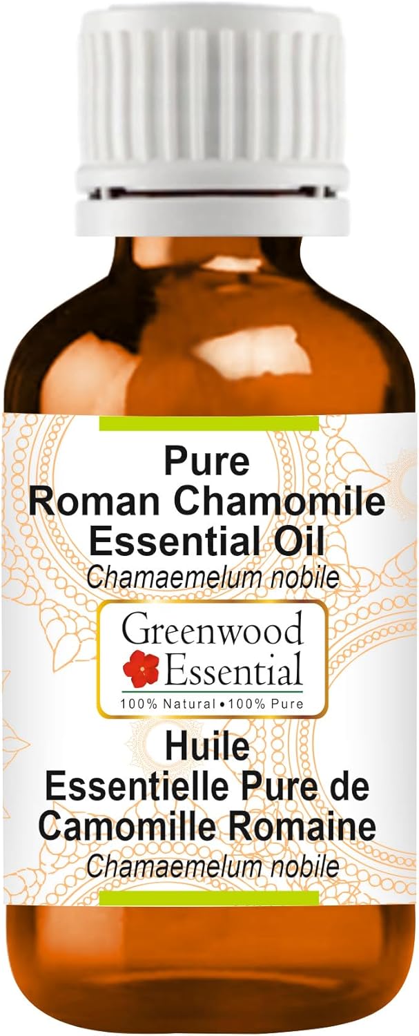 Pure Roman Chamomile Essential Oil for Skin and Hair Care