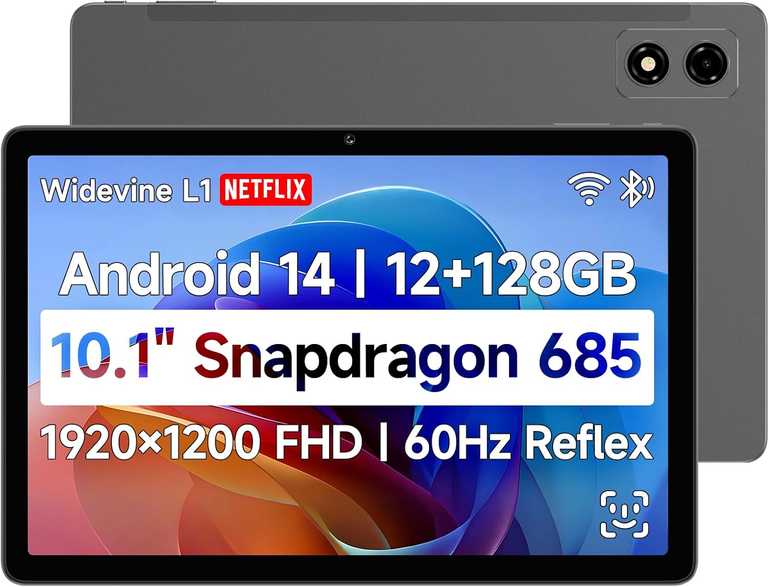 10.1inch Snapdragon 685 Android 14 Tablet with FHD Display