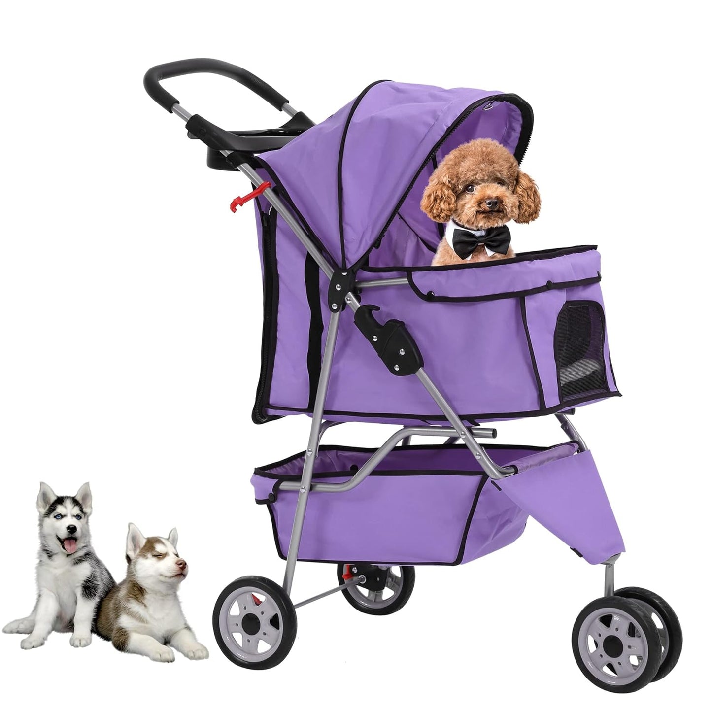 Dog Stroller for Small Medium Pets - Lightweight & Durable
