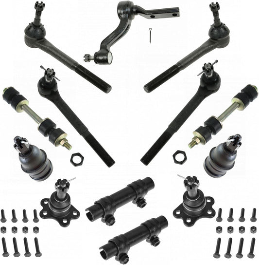 TRQ Front Steering & Suspension Kit for Chevrolet GMC Vehicles