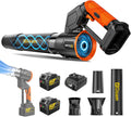 Electric Leaf Blower Cordless -850CFM, 250+MPH Turbo Performance