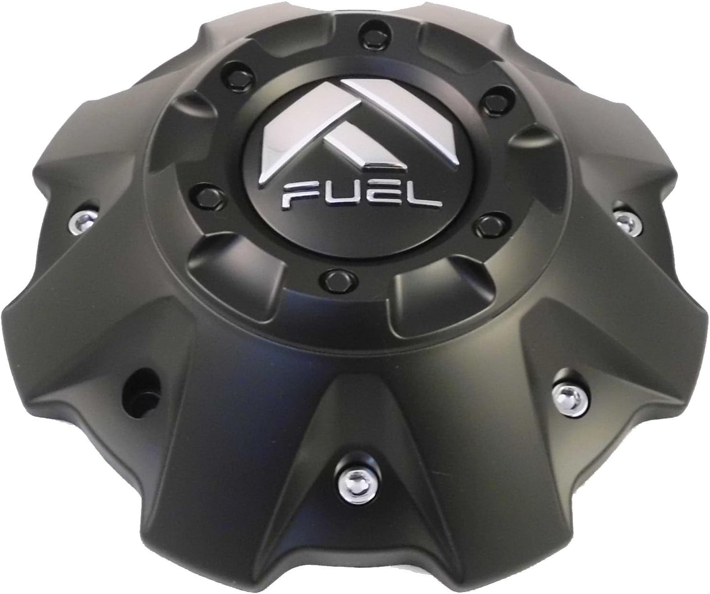 Fuel Wheels Matte Black Custom Center Cap Set for 5-6 LUG