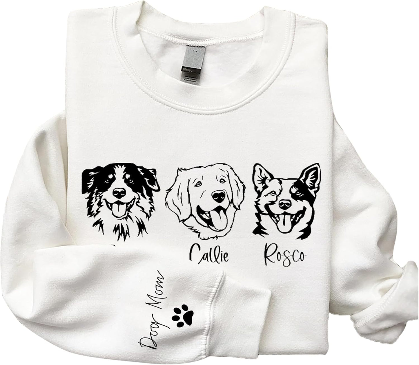 Personalized Dog Mom Sweatshirt - Perfect Gift!