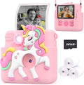 Kids Camera Instant Print with Silicone Cover - Pink Starter Camera