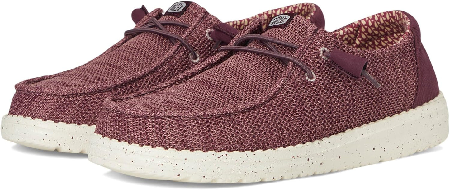HEYDUDE Wendy Stretch Sox Womens Slip-on Loafers for Comfort