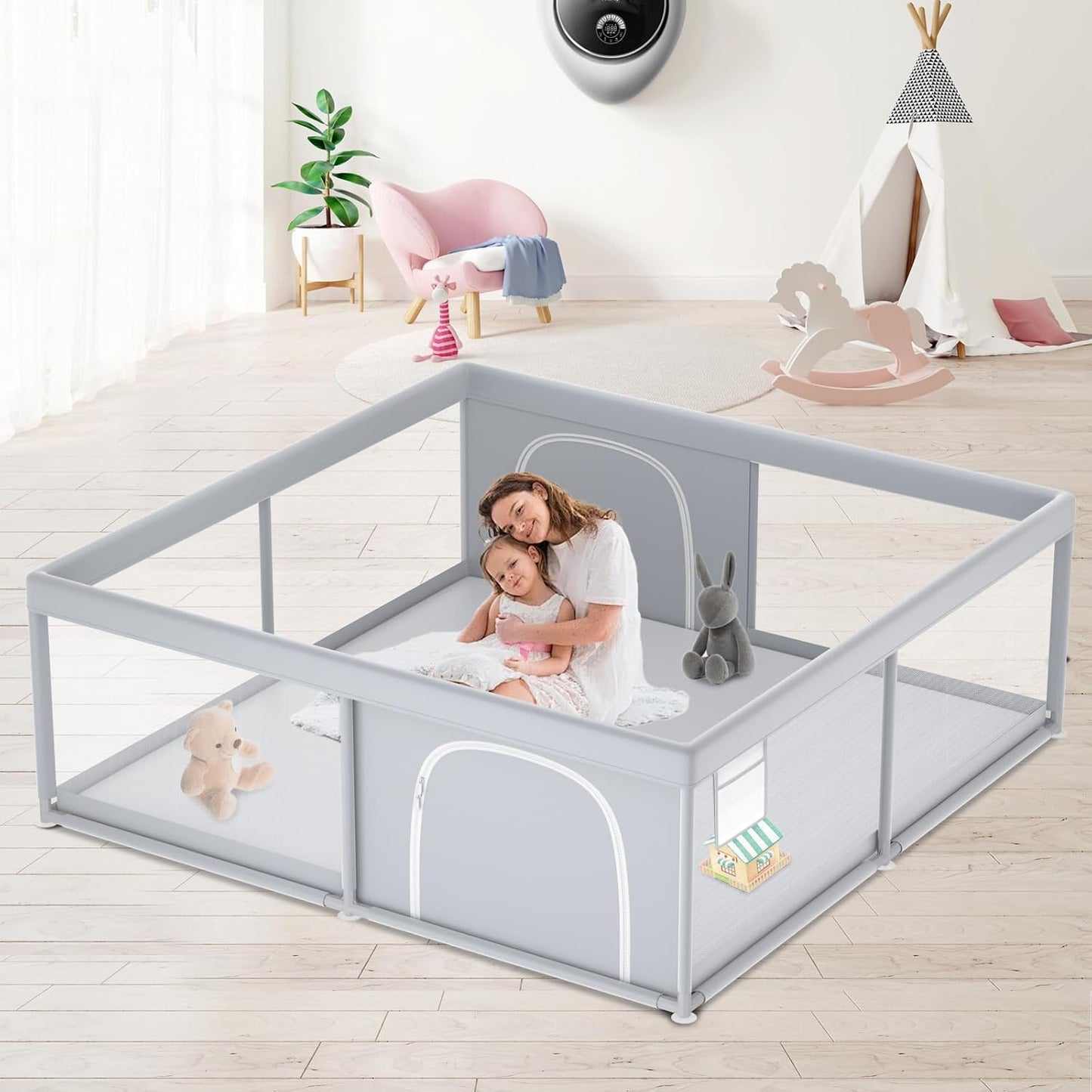 Extra Large Baby Playpen for Indoor & Outdoor Activities