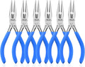 Needle Nose Pliers Set 5in Long Nose Pliers - Precision for Tight