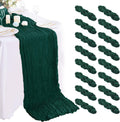 Emerald Green Cheesecloth Table Runner 10ft x 35in - 16 Pack