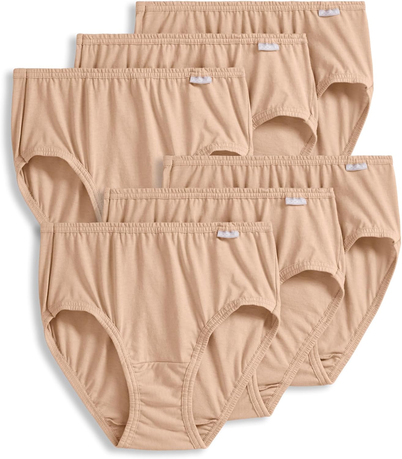 Jockey Women's Plus Size Elance Hipster 6 Pack for Comfort