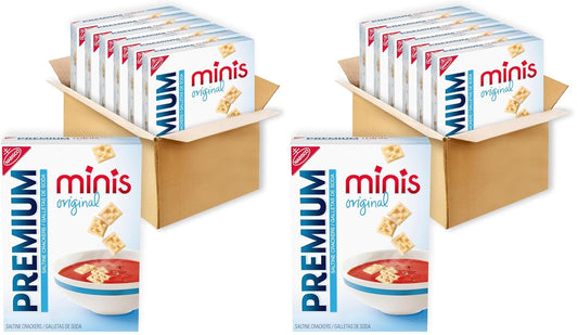 Premium Original Mini Saltine Crackers for Delicious Snacking