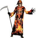 Morph Grim Reaper Costume Kids - Terrifying Hooded Reaper Look