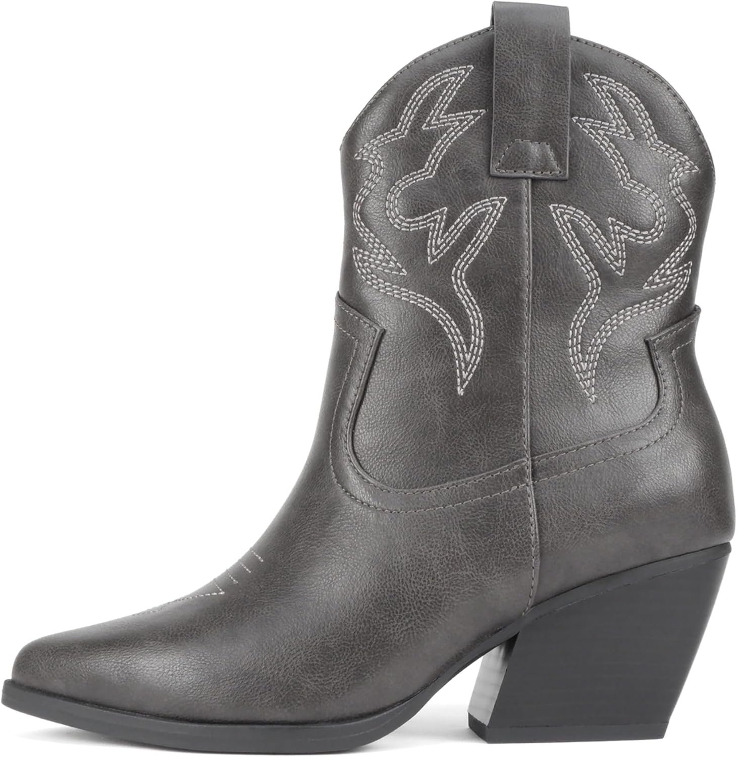Soda BLAZING Women Western Bootie Pointe Toe with Low Heel Style