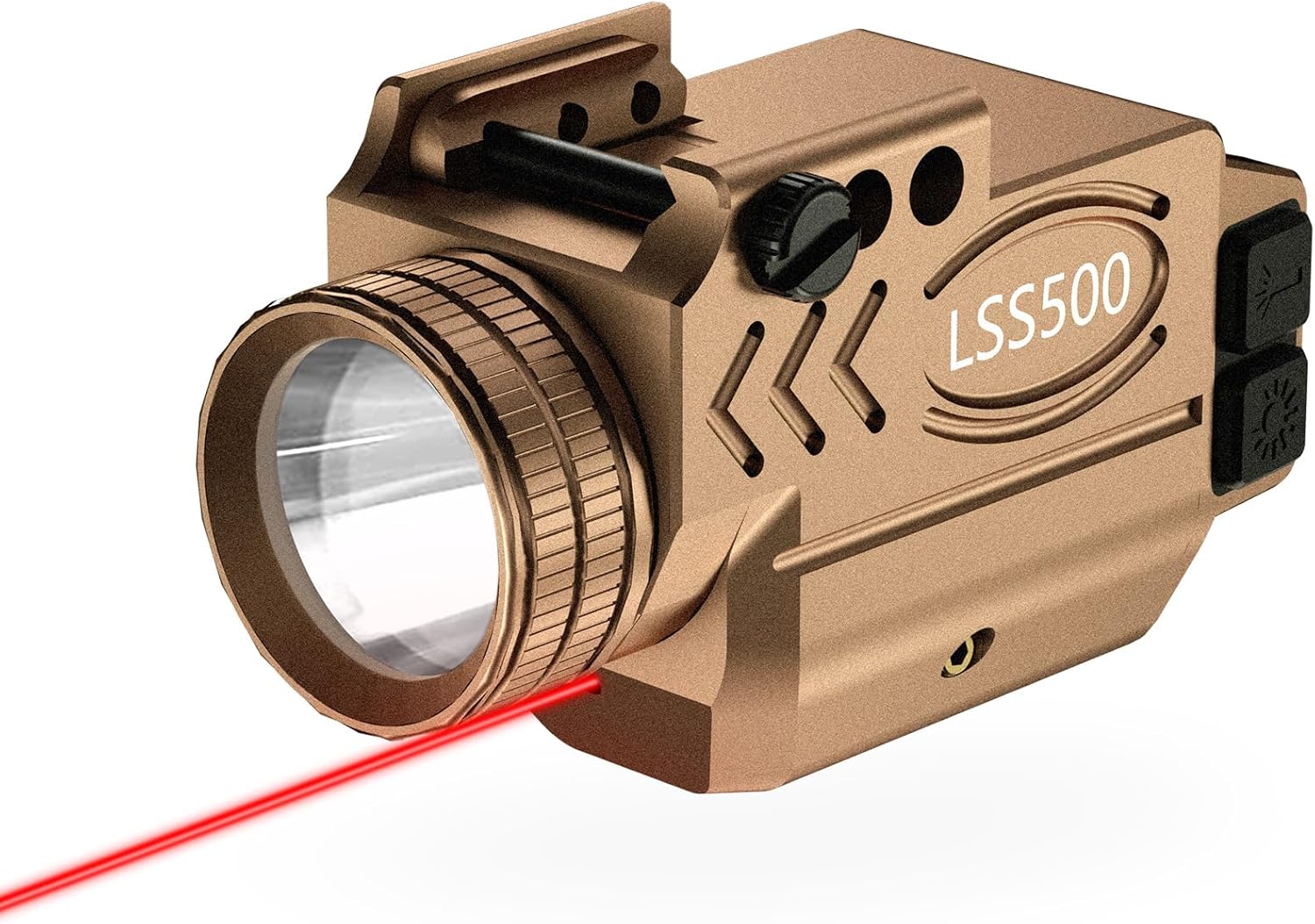 1000 Lumens Pistol Light Red Laser Combo for Tactical Use
