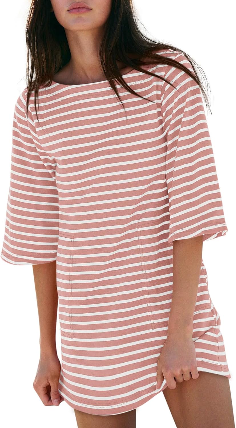 Yousify Womens T Shirt Dress Cotton Summer Dresses for 2025