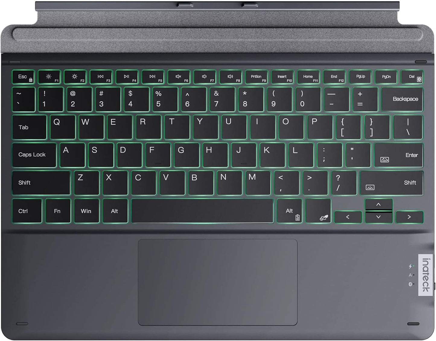 Inateck Surface Pro 11 Keyboard with 7-Color Backlit Design