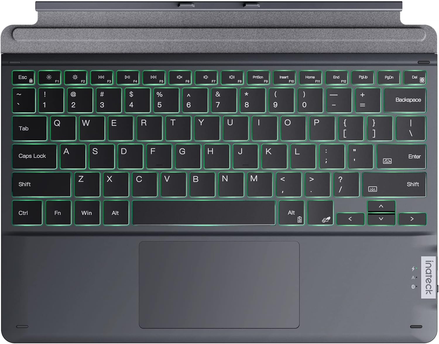 Inateck Surface Pro 11 Keyboard with 7-Color Backlit Design