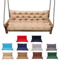 Swing Cushion Replacement 3-Seater Waterproof Porch Bench Cushion