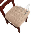 Genina Waterproof Dining Chair Seat Covers 6 Pack - Stretch