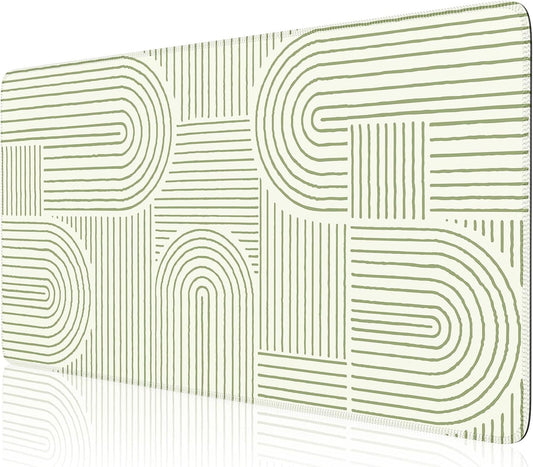 iCasso Green Desk Mat - Anti-Slip & Cute