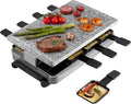 Stelvio Raclette Party Grill with Granite Stone - 8-Person