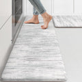 Anti Fatigue Kitchen Mats Set - Cushioned Abstract Farmhouse Comfort