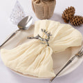 Beige Cheesecloth Napkins 60 Pack 21in Reusable Cloth Napkins - Bulk