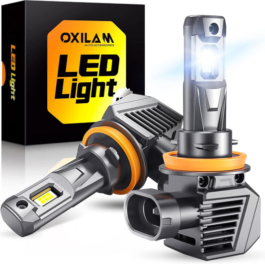 H11 LED Bulb Ultra-Bright 900% Brighter with Quick Install