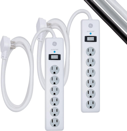 GE 6-Outlet Surge Protectors - Ultimate Power Protection