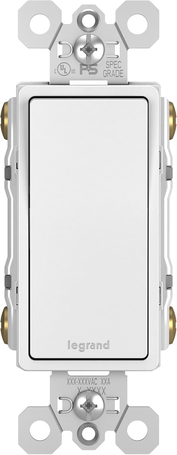Legrand Radiant Screwless Wall Plates & 4-Way Light Switches