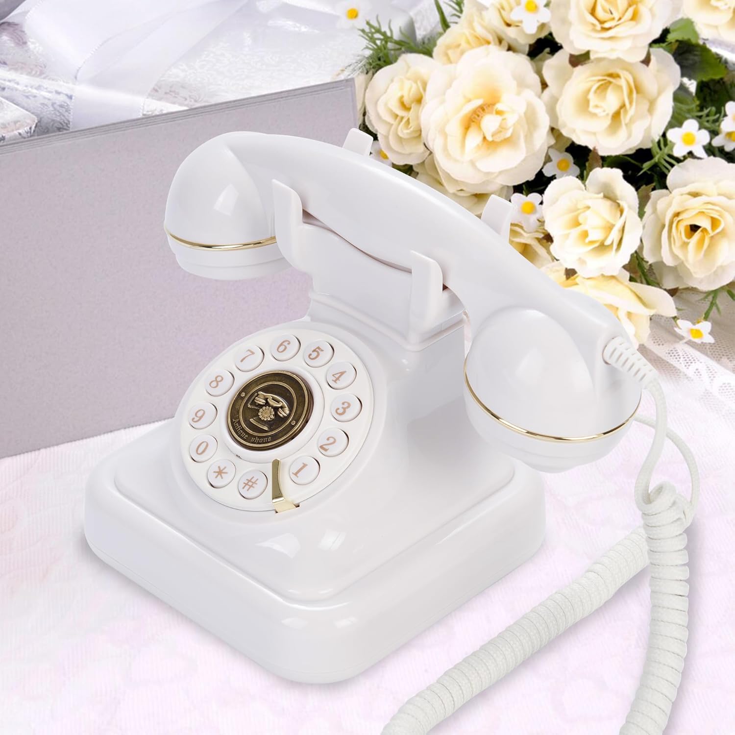 FiayaCom Audio Guest Book Wedding Phone for Special Occasions