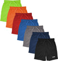 Boys Active Performance Mesh Basketball Sport Shorts - Multi Pack