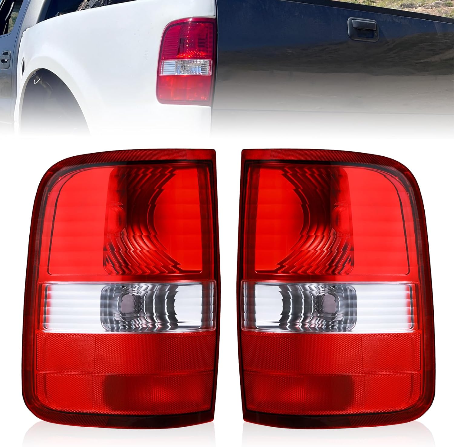 Boine Tail Light for 2004-2008 Ford F150 - Driver & Passenger Side
