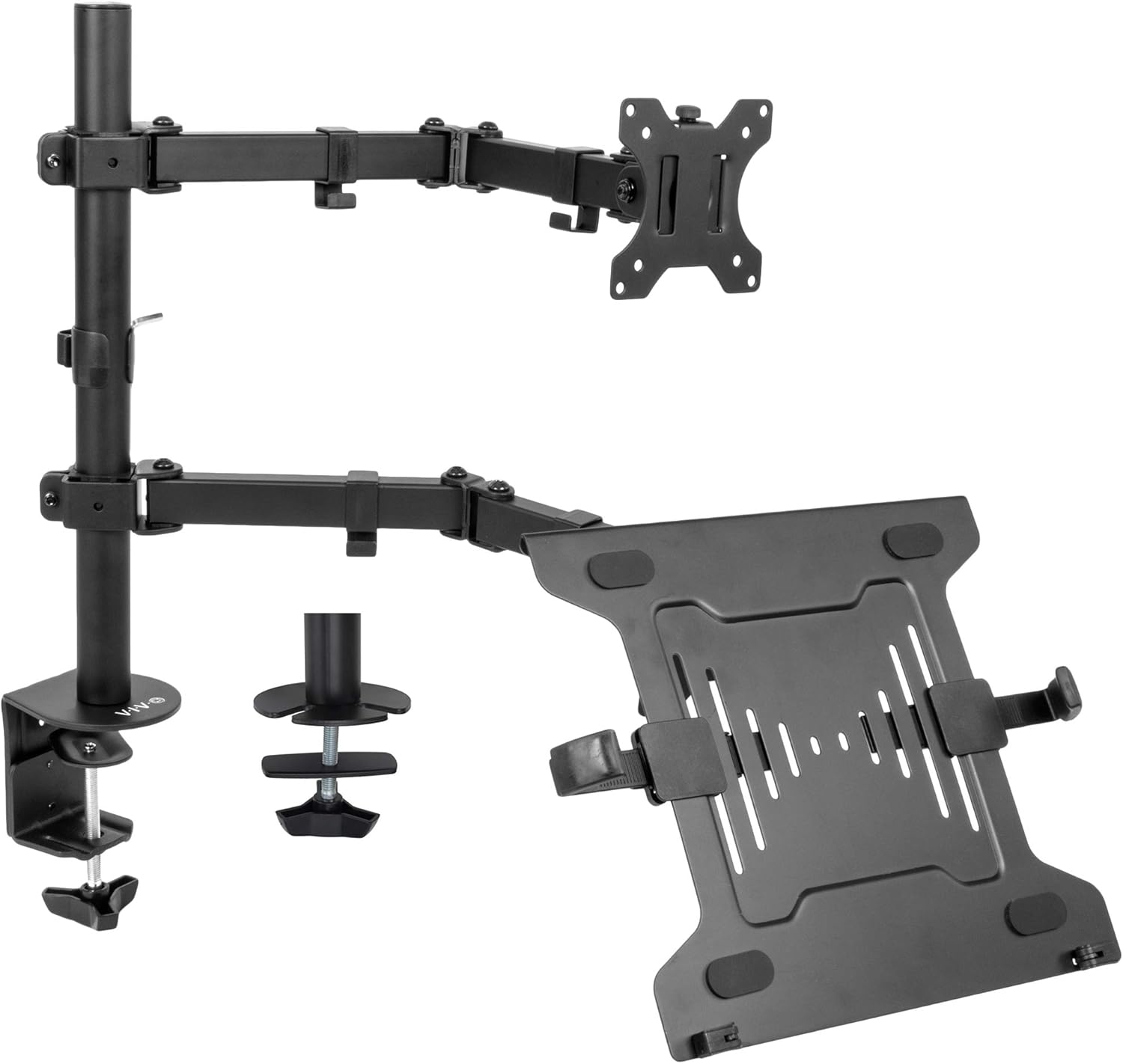VIVO Full Motion Monitor and Laptop Desk Mount for 32 in Screens