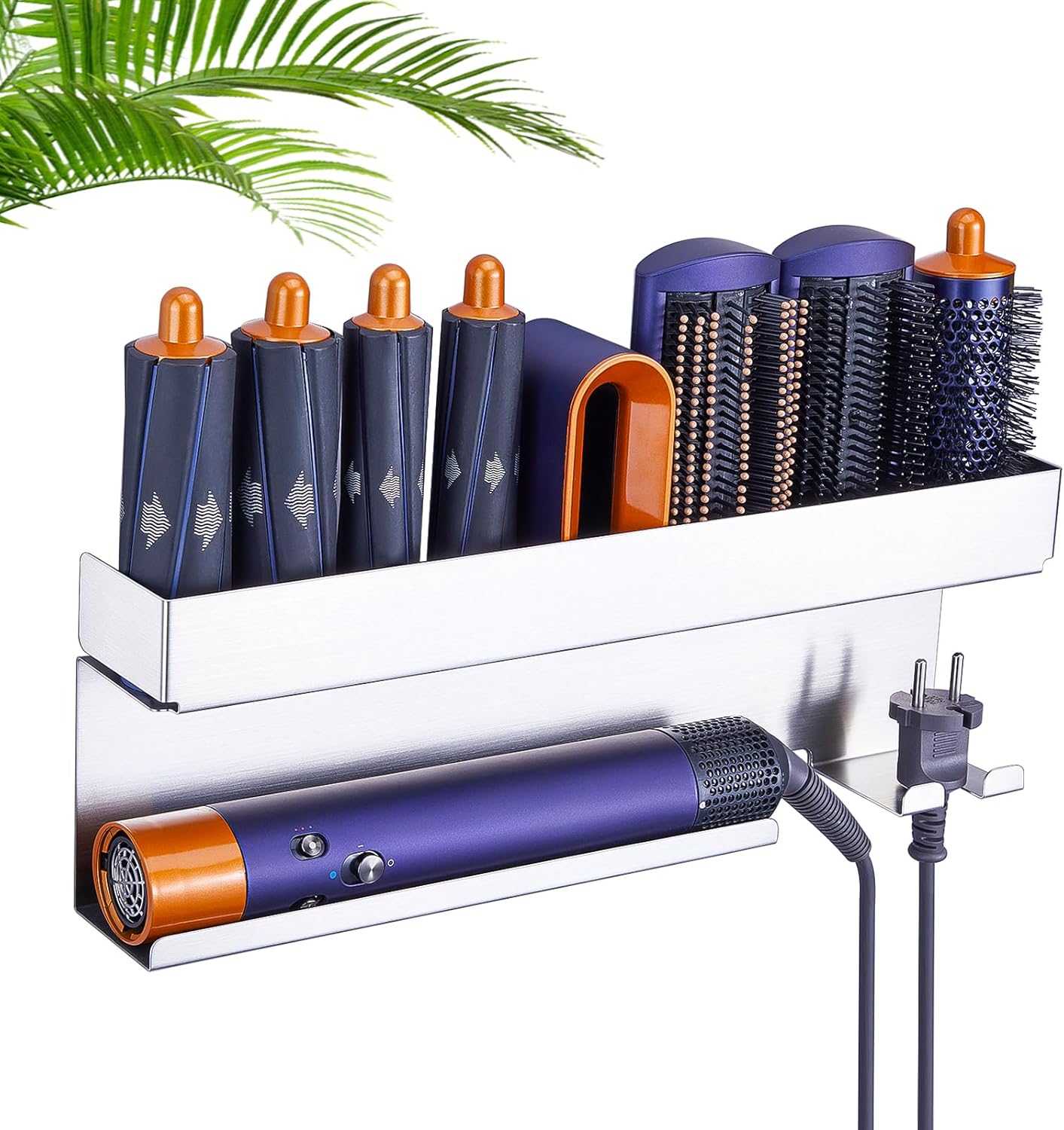 WAYASI Stainless Steel Hair Dryer Wall Mount