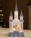 Large Christmas Nativity Snow Globe Light Up with Music - 9.84 in
