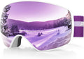 Ski Goggles Pro for Men Women - Magnetic Quick-Change Lens