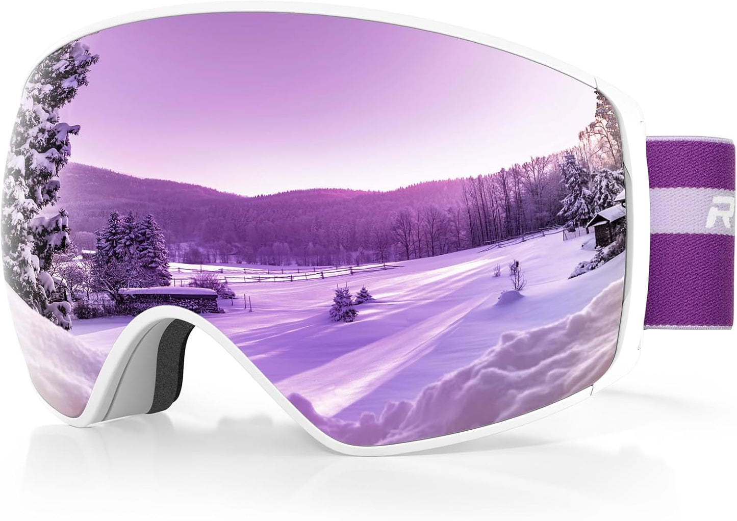 RIOROO Magnetic Anti-Fog Ski Goggles - 100% UV Protection