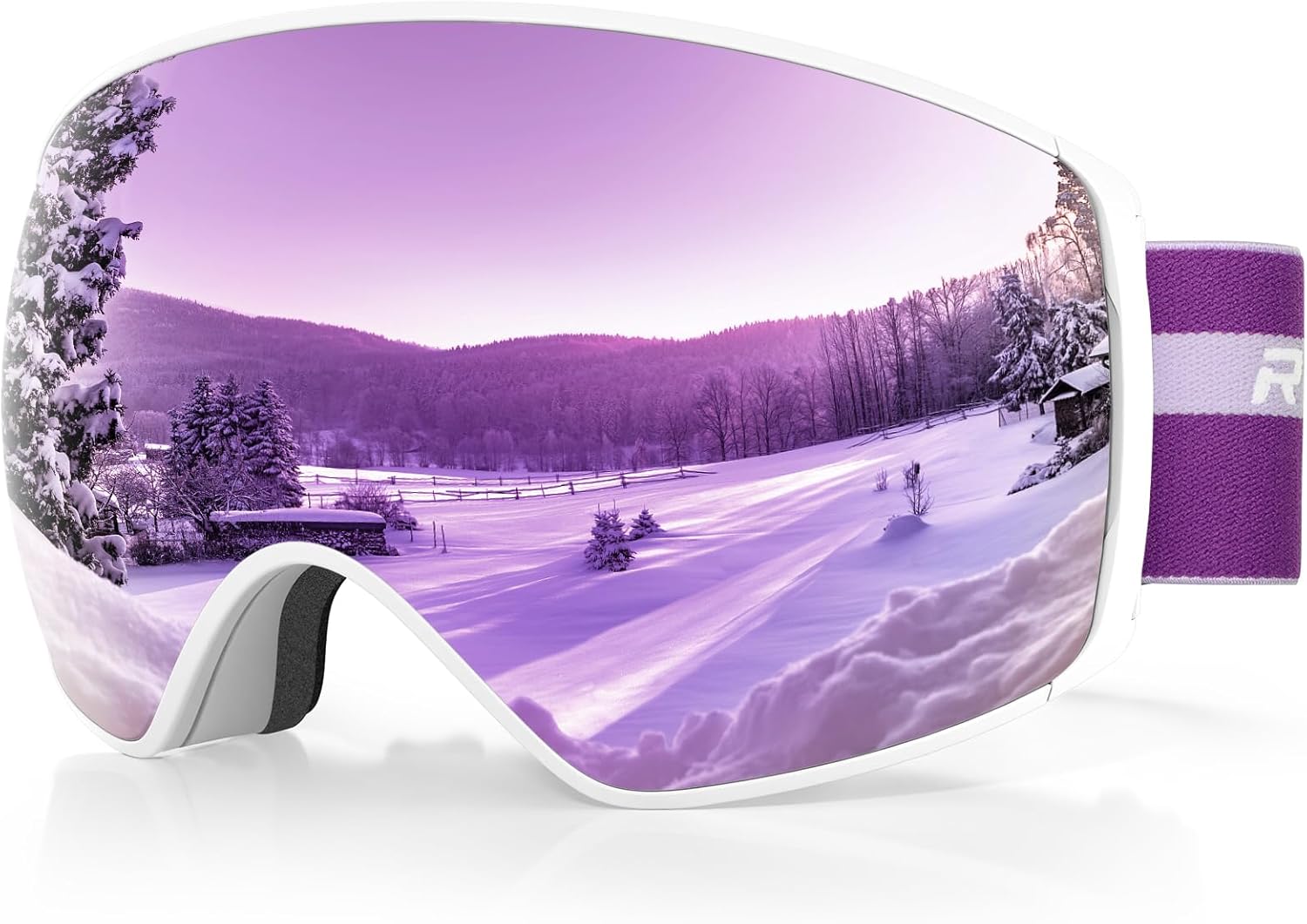 RIOROO Magnetic Anti-Fog Ski Goggles - 100% UV Protection