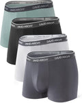 DAVID ARCHY Mens Trunks Underwear - Soft Breathable Bamboo Trunks take