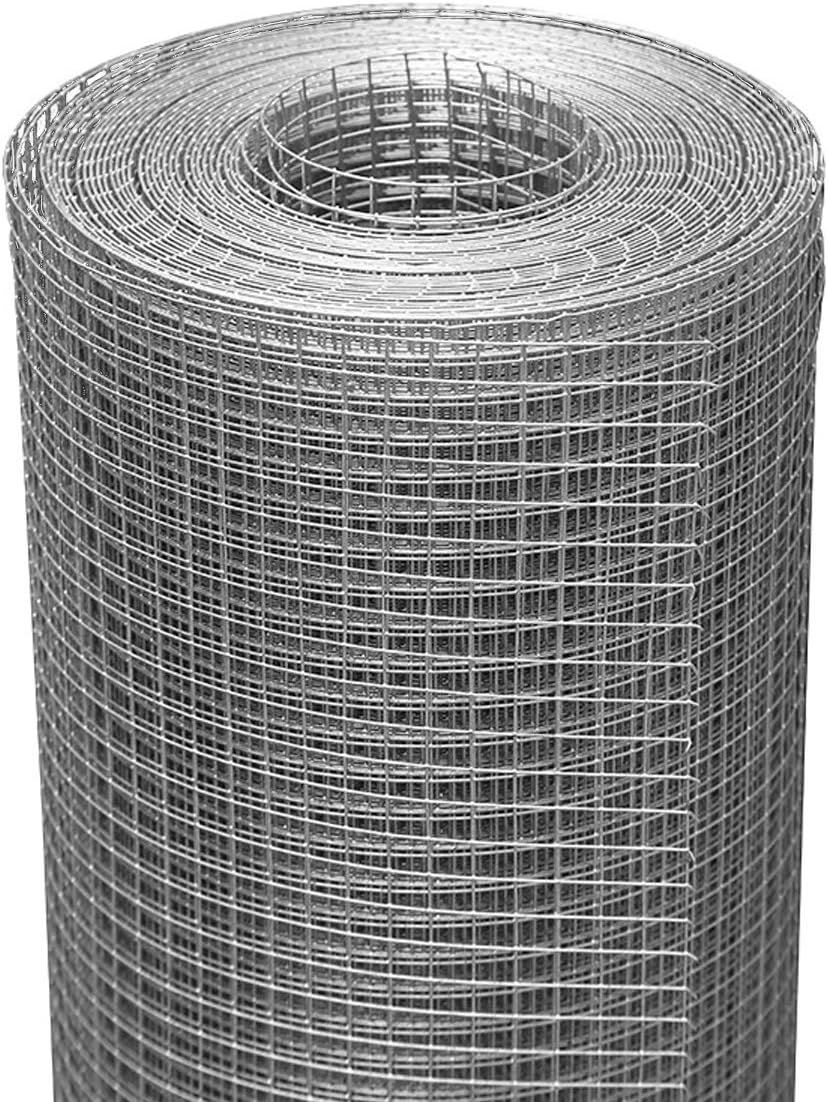 SEBOSS Hardware Cloth 1/2 inch for Garden Fencing and More