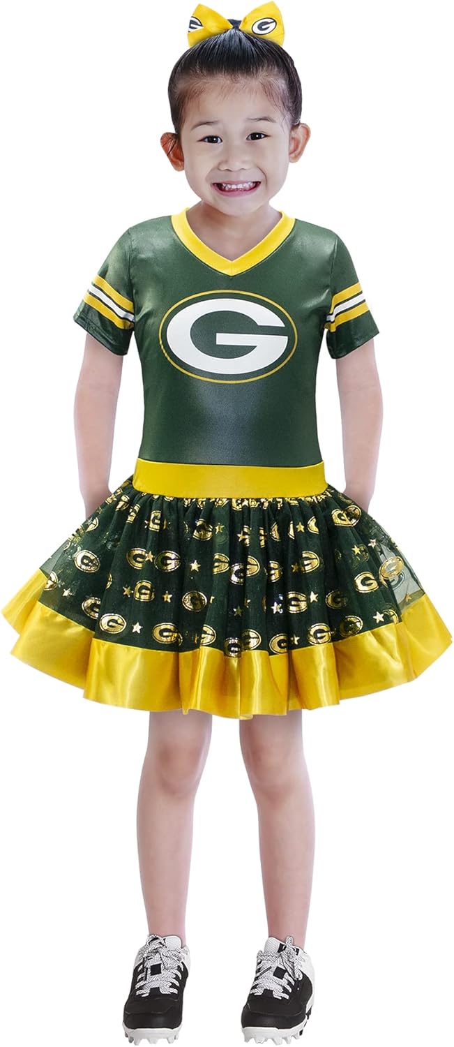 MODERN HERO Girl's NFL MVP Tailgate Tutu Dress Costume Review