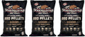 Hickory BBQ Pellets Pack - 3 x 40 lb Bags for Smoky Grilling