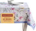 Table Cloth Rectangle 54 x 72 in Cotton Tablecloth - Summer Floral