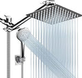 Shower Head Combo 8 in Rain and 5-Setting Handheld - Adjustable Arm