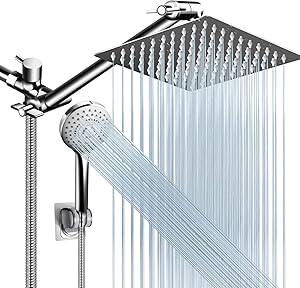 High Pressure Rain Shower Head Combo with Handheld Shower Head