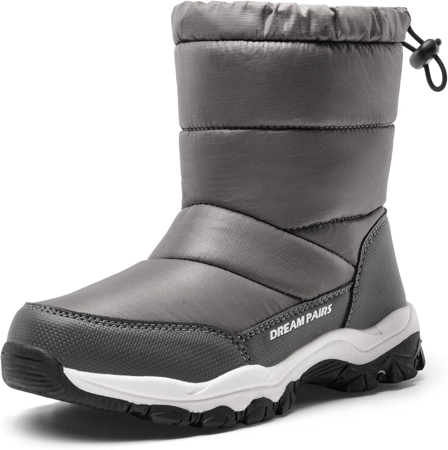 DREAM PAIRS Boys Girls Snow Boots Lightweight Slip Resistant