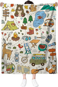 Camping Bliss: Cozy 50 X 60 Blanket Gift