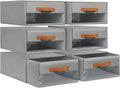 Closet Organizers and Storage Drawers - Foldable Pull-Out 6-Pack
