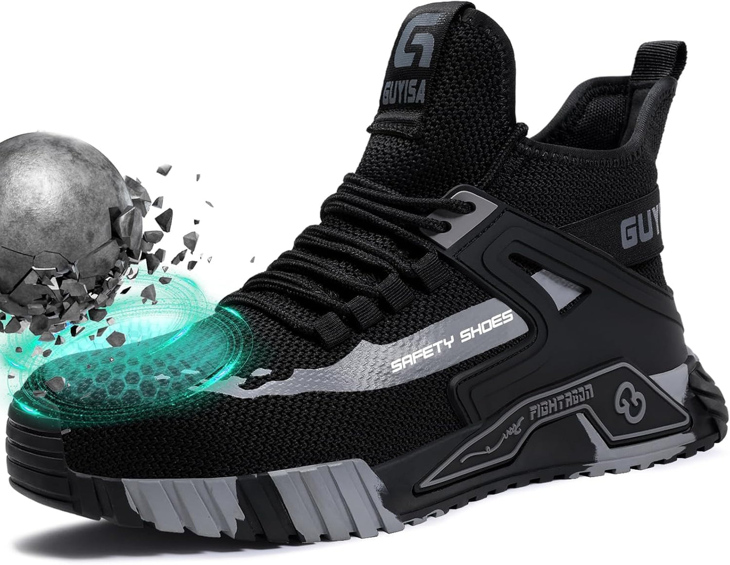 Steel Toe Shoes for Men Work Safety Shoes Comfortable and Durable