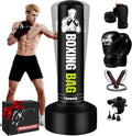 Freestanding Punching Bag 70in with Stand and Gloves - Home Training